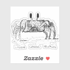 Literal Lateral Thinking Sticker