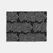 Literary Blanket Fleece Deken (Voorkant (Horizontaal))