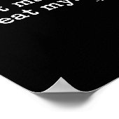 Literary Don't Make Me Repeat Myself. -history Quo Poster (Hoek)