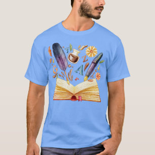 Literatuur Concept Handgetekend T-shirt