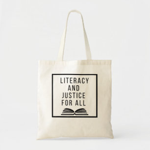 Literatuur en gerechtigheid voor alle vormen van s tote bag
