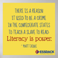 Literatuur is macht! poster