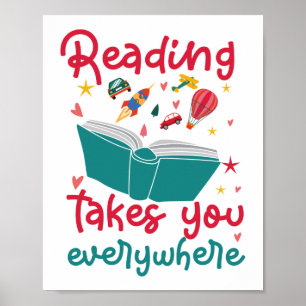 Literatuur lezen in een wereld van bladwormen is e poster