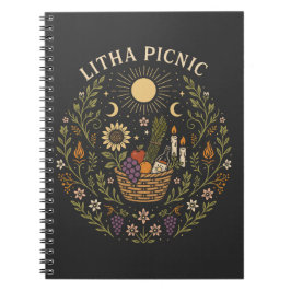 Litha Picnic Summer Solstice Celestial Art Notitieboek