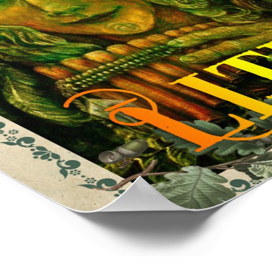 LITHA, POSTER DE SABBAT EN WICCAN SOLSTICE D'ÉTÉ (Coin)