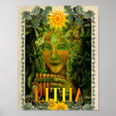 LITHA, POSTER DE SABBAT EN WICCAN SOLSTICE D'ÉTÉ (Devant)