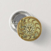 Litha Sun Celtic Style Design Buttonnen Ronde Button 3,2 Cm (Voorkant /achterkant)