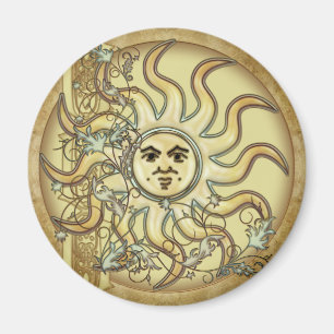 Litha Sun Celtic Style Magnets