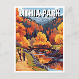 Lithia Park Ashland Oregon Reis Poster Briefkaart