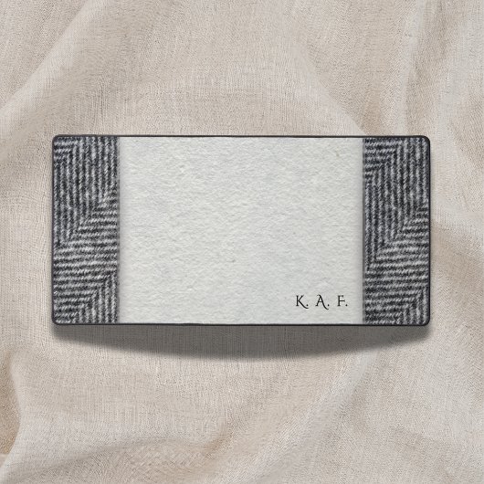 Lithic Record: Personalized Tweed & Blotter Look