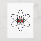 Lithium Atom Chemical Element Li Atomic Number 3 Briefkaart (Voorkant)