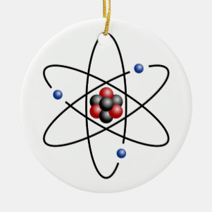 Lithium Atom Chemical Element Li Atomic Number 3 Keramisch Ornament