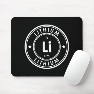 Lithium Element Black Muismat