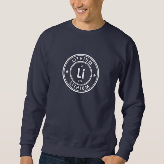 Lithium Element Blue Sweatshirt (Voorkant)