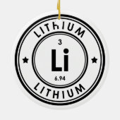 Lithium-element keramische sierelementen keramisch ornament (Achterkant)