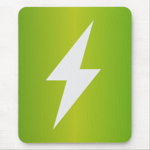 lithium-ion batterij pictogram muismat