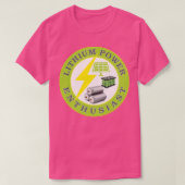 Lithium Power Enthusiast T-shirt (Design voorkant)