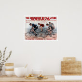  litho-fietsenrace adverteren poster (Keuken)