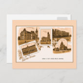 litho Gruss aus Bielitz-Biala Briefkaart (Voorkant / Achterkant)