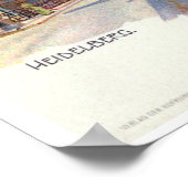  Litho Heidelberg Old Bridge Gate Poster (Hoek)