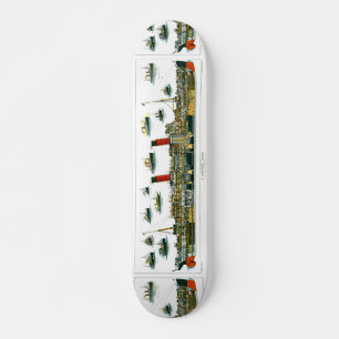 Lithograaf Britse Oceaan Liner RMS Caronia Skateboard