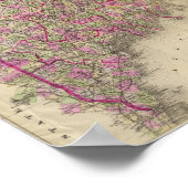 Lithografie-kaart Poster (Hoek)