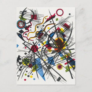 Lithografie voor Vierte Bauhausmappe door Kandinsk Briefkaart