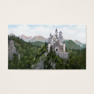Lithographie de château de Neuschwanstein