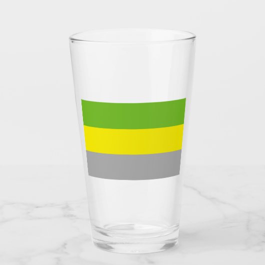 Lithromantische trots glas (Voorkant)