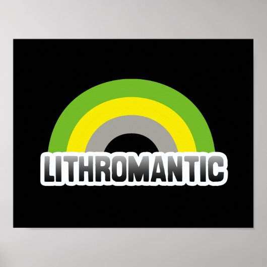 Lithromantische trots poster (Voorkant)