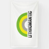 Lithromantische trots spandoek (Verticaal)