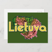 Lithuania Briefkaart (Voorkant / Achterkant)