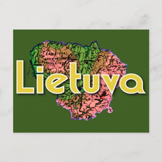 Lithuania Briefkaart (Voorkant)