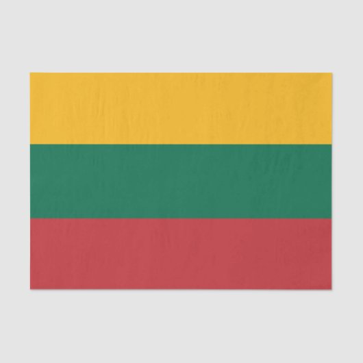 Lithuania decor, Lithuanian Flag tissue paper Tissuepapier (Voorkant)