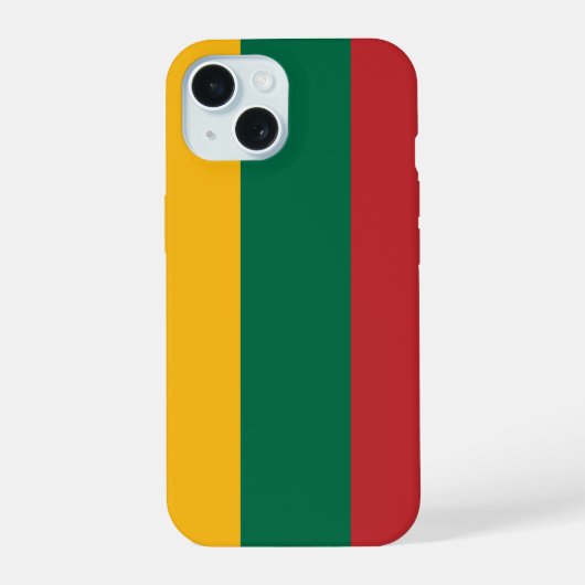 Lithuania iPhone 15 Hoesje (Achterkant)