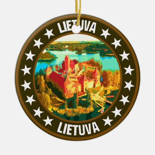 Lithuania Keramisch Ornament (Voorkant)
