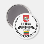 Lithuania Magneet (Voorkant / Achterkant)