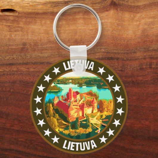 Lithuania Sleutelhanger (Voorkant)