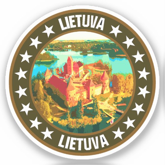 Lithuania Sticker (Voorkant)