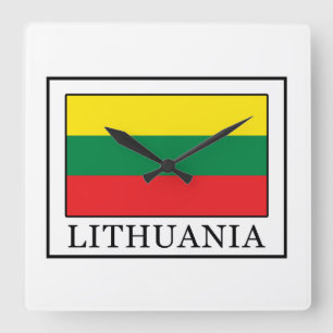 Lithuania Vierkante Klok