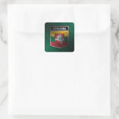 Lithuania Vierkante Sticker (Tas)