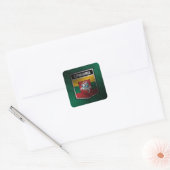 Lithuania Vierkante Sticker (Envelop)