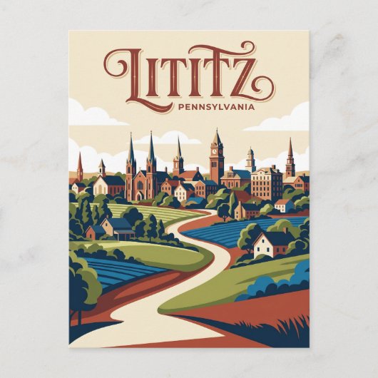 Lititz VS Briefkaart (Voorkant)