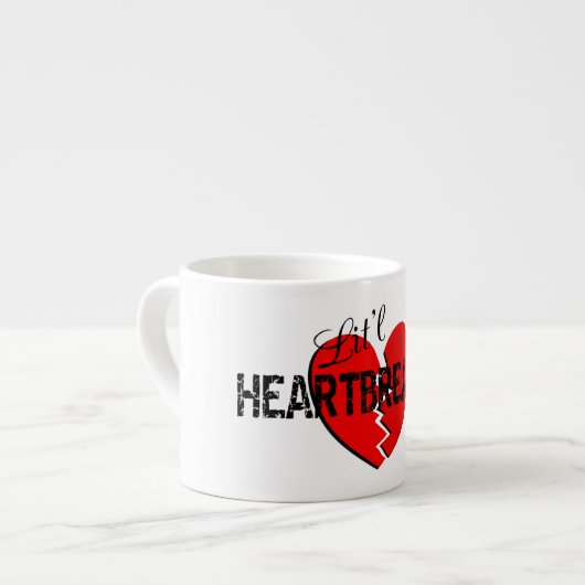 Lit'l Heart Breaker Espresso Mok (Voorkant links)
