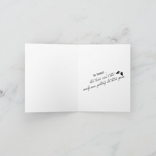 'Litmas Tree' Vouwbare Kerstkaart Feestdagen Kaart (Binnen)