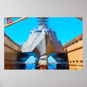 LITOTAAL COMBAT SHIP - LCS-8 POSTER