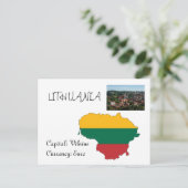 Litouwen Briefkaart (Staand voorkant)