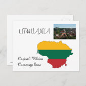 Litouwen Briefkaart (Voorkant / Achterkant)