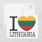 Litouwen Briefkaart (Voorkant / Achterkant)