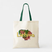 Litouwen Canvas tas (Achterkant)